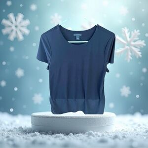 Halogen‎ Nordstrom’s Black Knit Short Sleeve Top